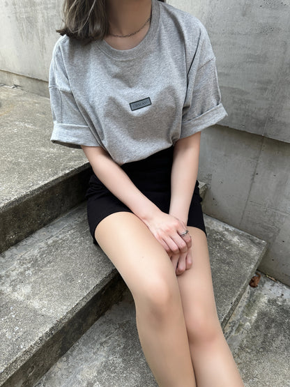 LOGO LOOSE TEE / GRAY