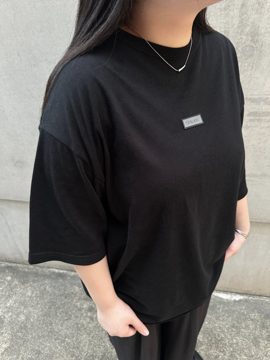 LOGO LOOSE TEE / BLACK